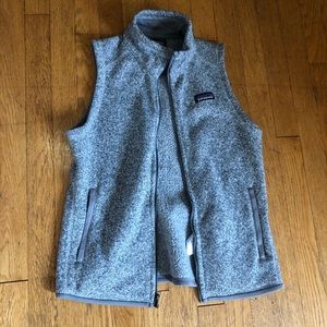 Patagonia better sweater heather grey vest